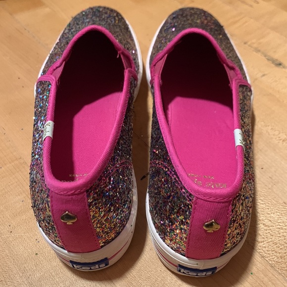Beautiful glittery Kate Spade slip ons that’s great for the holidays ! - Picture 4 of 4